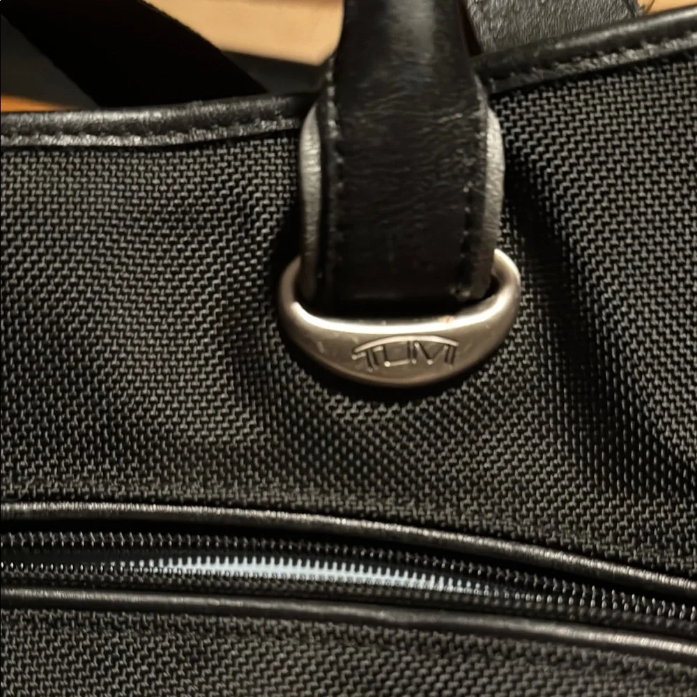 Tumi Black Laptop Bag w/handles & strap